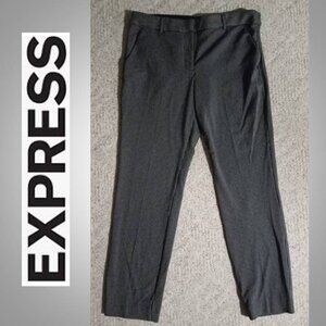 🔥3/$30 Express columnist ankle  pin striped women's pants size 10
